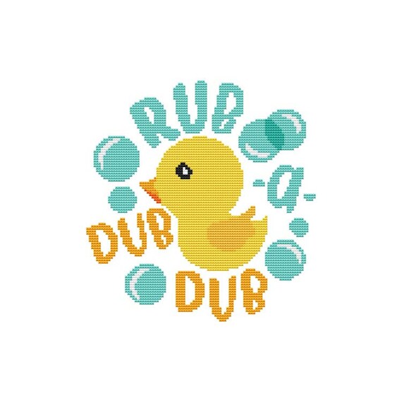 A Nursery Rhyme Rub A Dub Dub Counted Cross Stitch Pdf Etsy