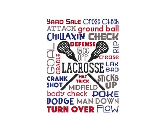 Subway Art, LACROSSE, yard sale, defense, goal, face off, Sports, Counted Cross Stitch, Digital, PDF Pattern, Cross Stitch Wonders, download