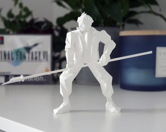Cid Highwind - Final Fantasy VII - Figurine - 3D Printed - Various Sizes