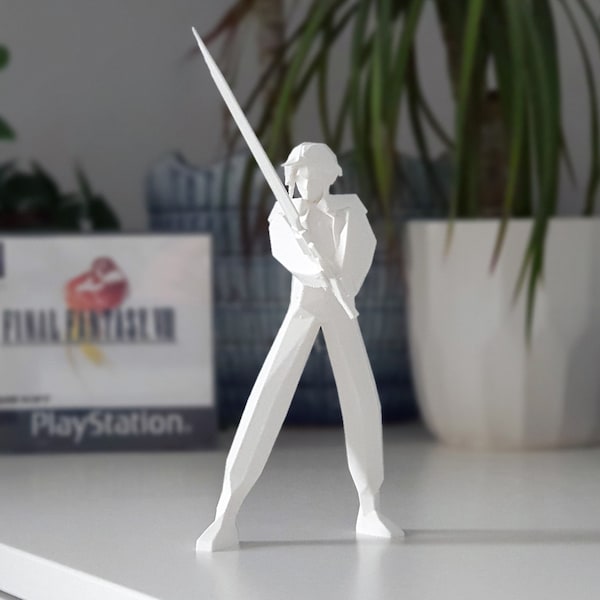 Squall Leonhart - Final Fantasy VIII - Figurine - 3D Printed - Various Sizes
