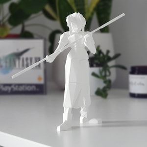 Aerith Gainsborough - Final Fantasy VII - Figurine - Imprimé 3D - Différentes tailles