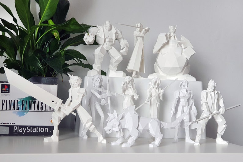 Cid Highwind - Final Fantasy VII - Figurine - 3D Printed - Various ...