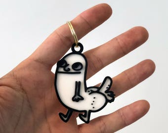 Dickbutt Keychain