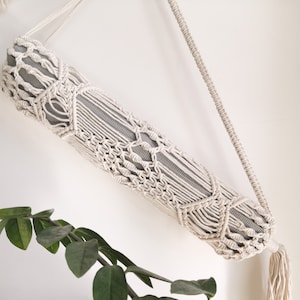 Yoga Bag, Macrame Bag, Gift For Yogi, Yoga Mat Carrier, Pilates Bag, Yoga Gift, Yoga Mom Gift, Mothers Day Gift, Net Bag, Macrame, Gift