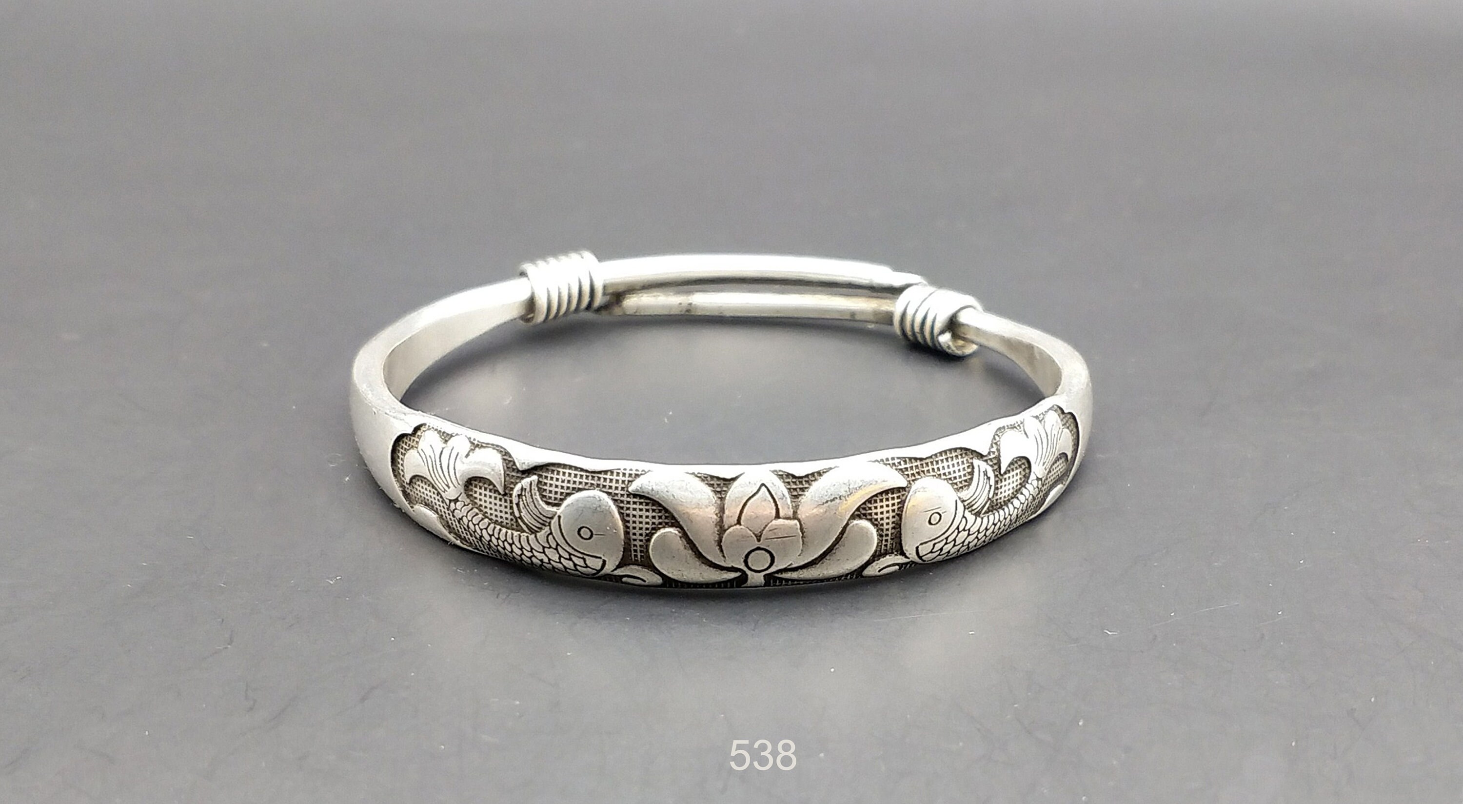 Hmong Silver Braceletvintage simple Designmiao Silver Etsy Sweden