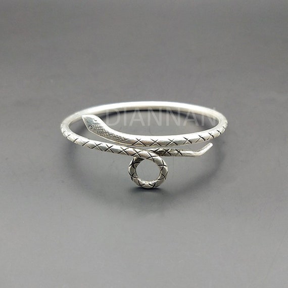 Unique Hmong Silver Braceletvintage snake Designmiao Etsy