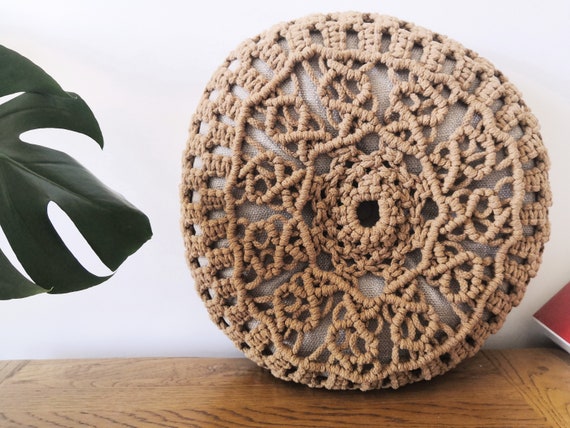 Macrame floor cushion hotsell