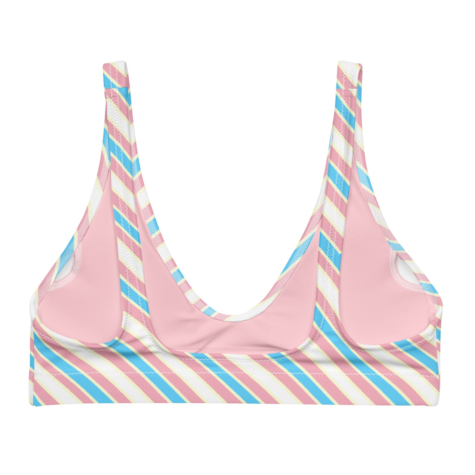 Transgender Pride Bikini Top Discreet LGBTQ Swimsuit Etsy Hong Kong