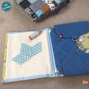 Flexi Sewing Case - PDF Pattern - Project Bag - Organised sewing on the go - Includes pockets and Design Board for sewing and cross stitch.