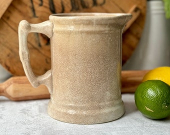 Antiker, mit Tee gebeizter Milchkrug aus Eisenstein von Mellor & CO. Tavernenkrug aus Keramik aus dem 19. Jahrhundert
