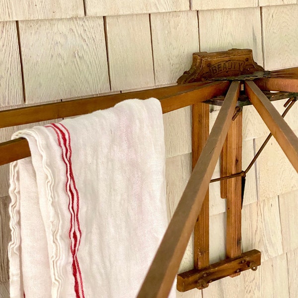 Antique Wall Mounted Drying Rack - Etsy