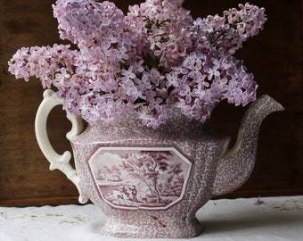 Purple Transferware Etsy