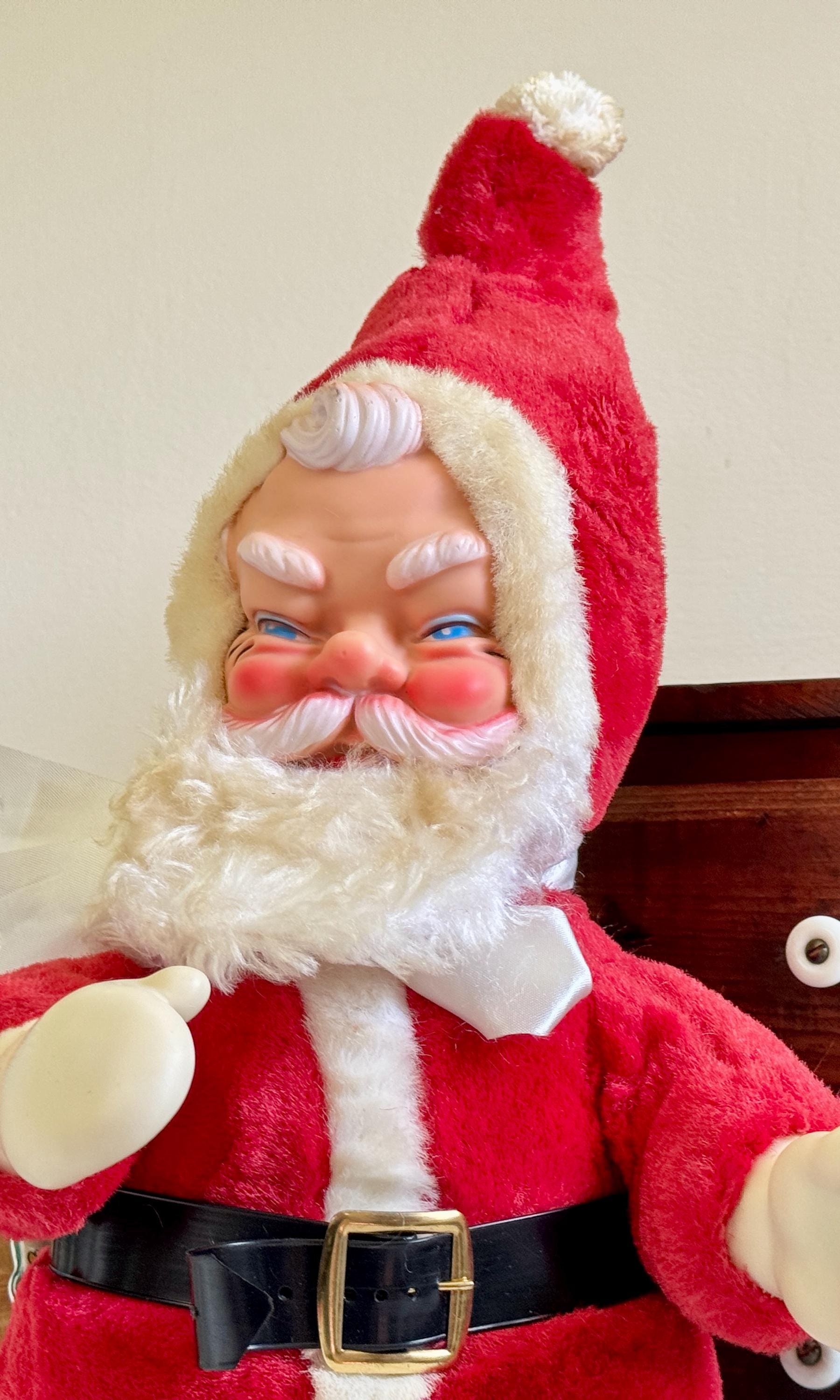 ビンテージ50's○ラバーフェイスサンタクロースラージサイズドール