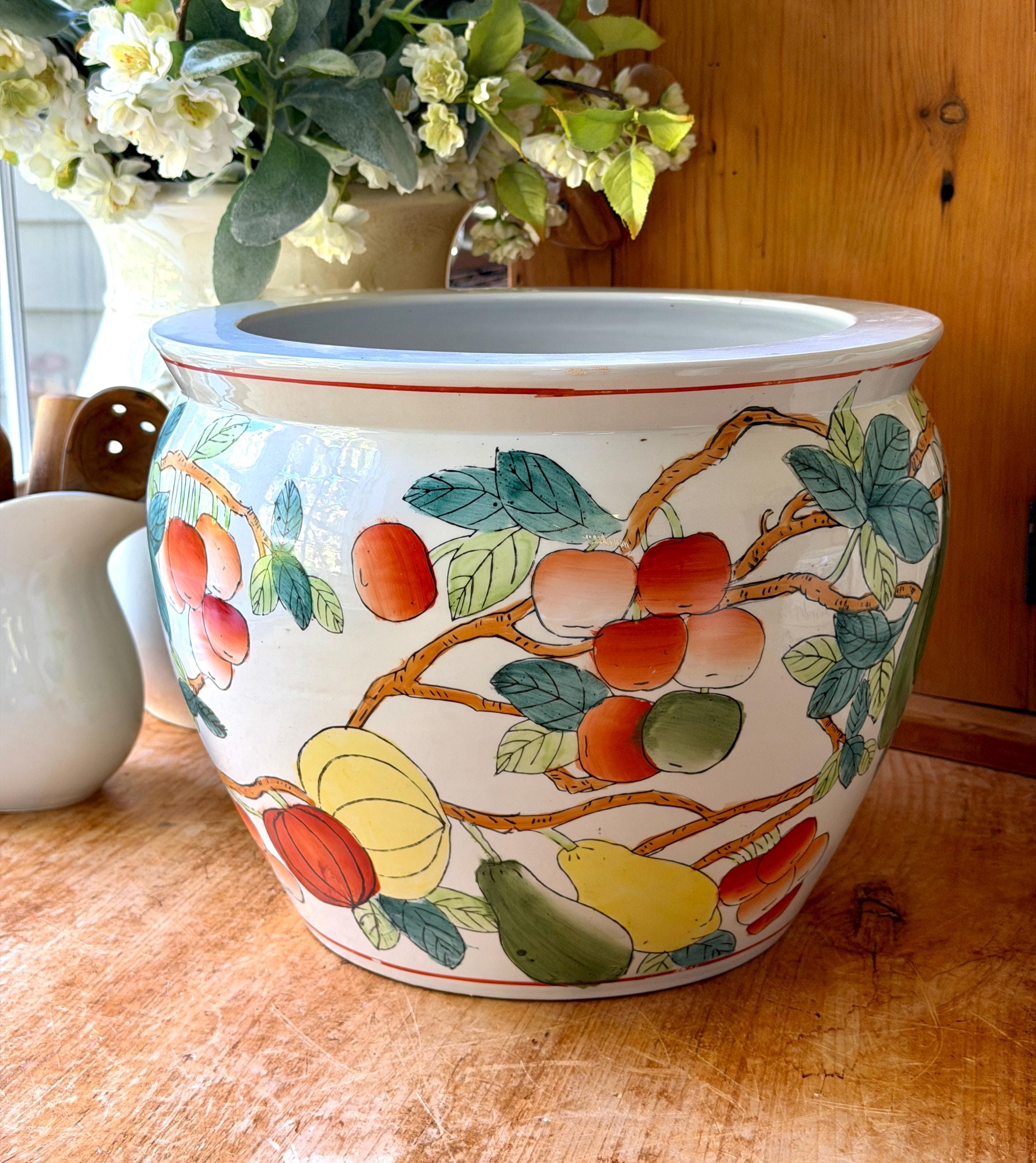 Large Vintage Chinese Planter - Etsy