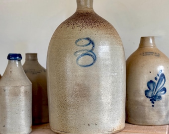 アンティーク 19 世紀 ストーンウェア ボトル ウィリアム パウエル