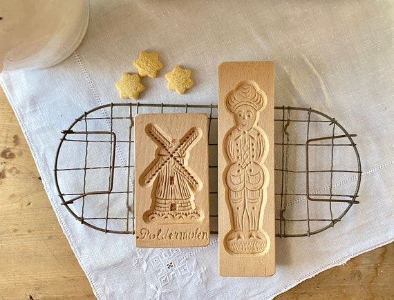 Old Fashioned Biscuit Form Wood Shortbread Cookie Mold Dutch -  Denmark