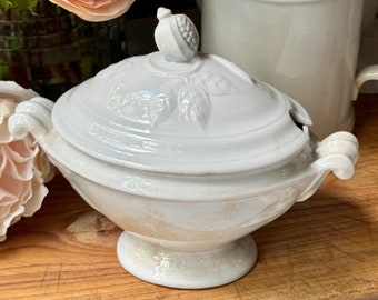 Mid 19th Century Elsmore & Forster Ironstone Tureen Mid 19th Century Elsmore & Forster Ironstone Tureen