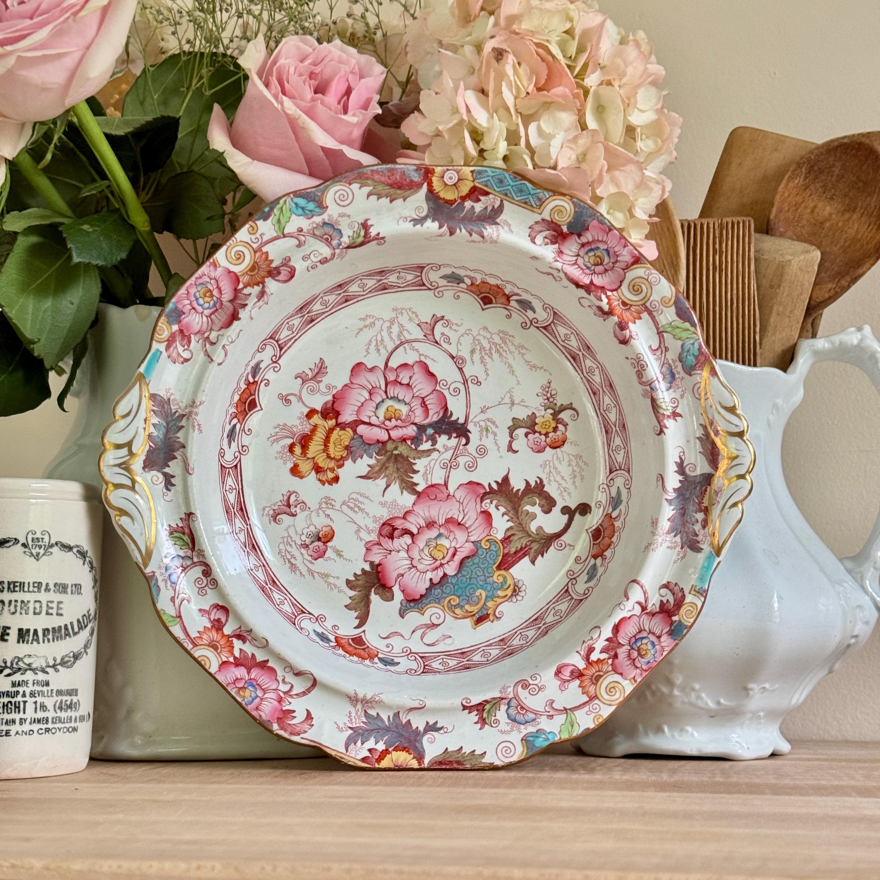 Antique cauldon plate - Etsy 日本