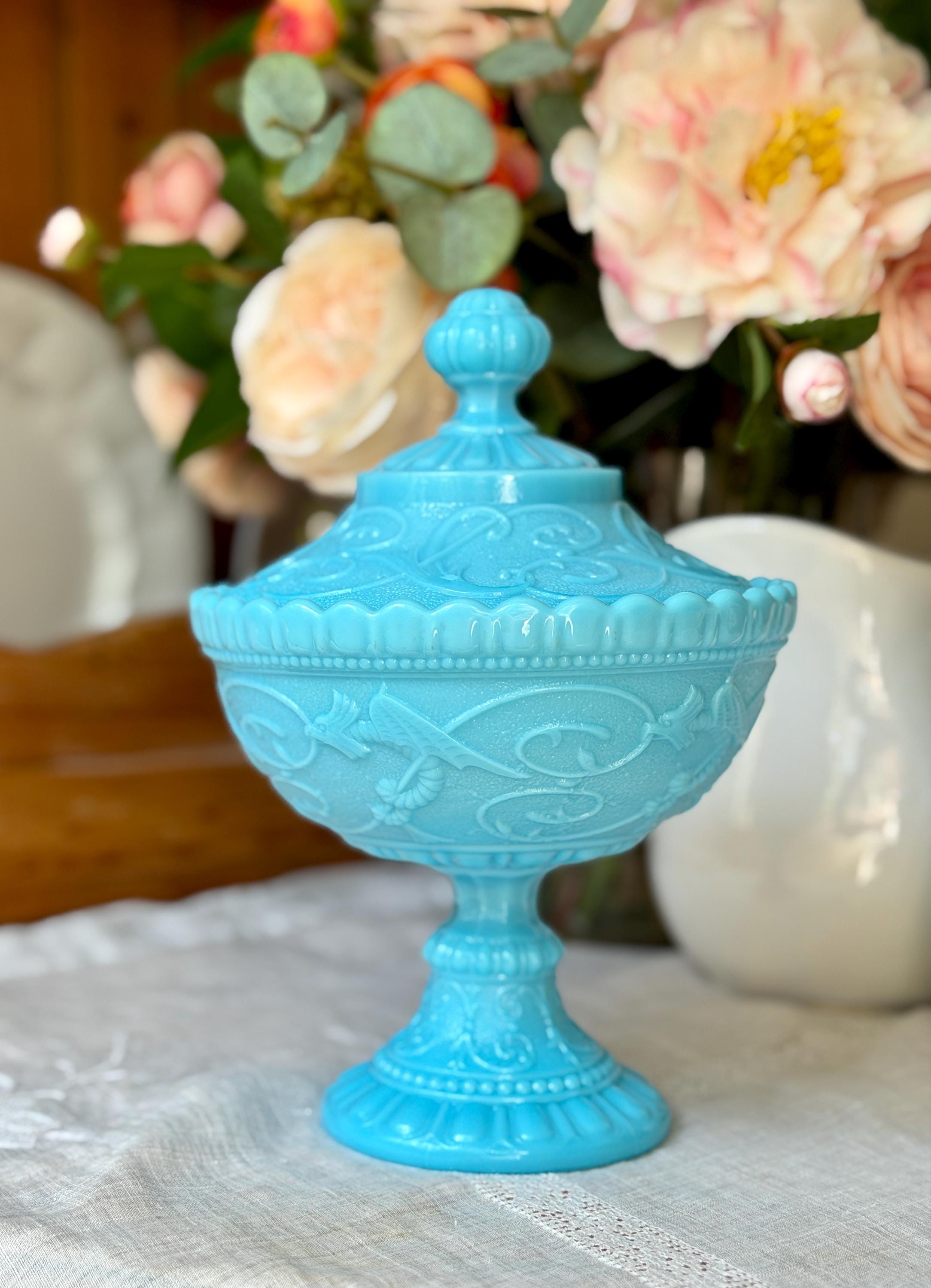 Portieux Vallerysthal French Opaline Blue - Etsy