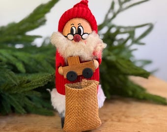 ヴィンテージサンタスモーカー - ドイツ・エルツ山地の木製香炉（ベル