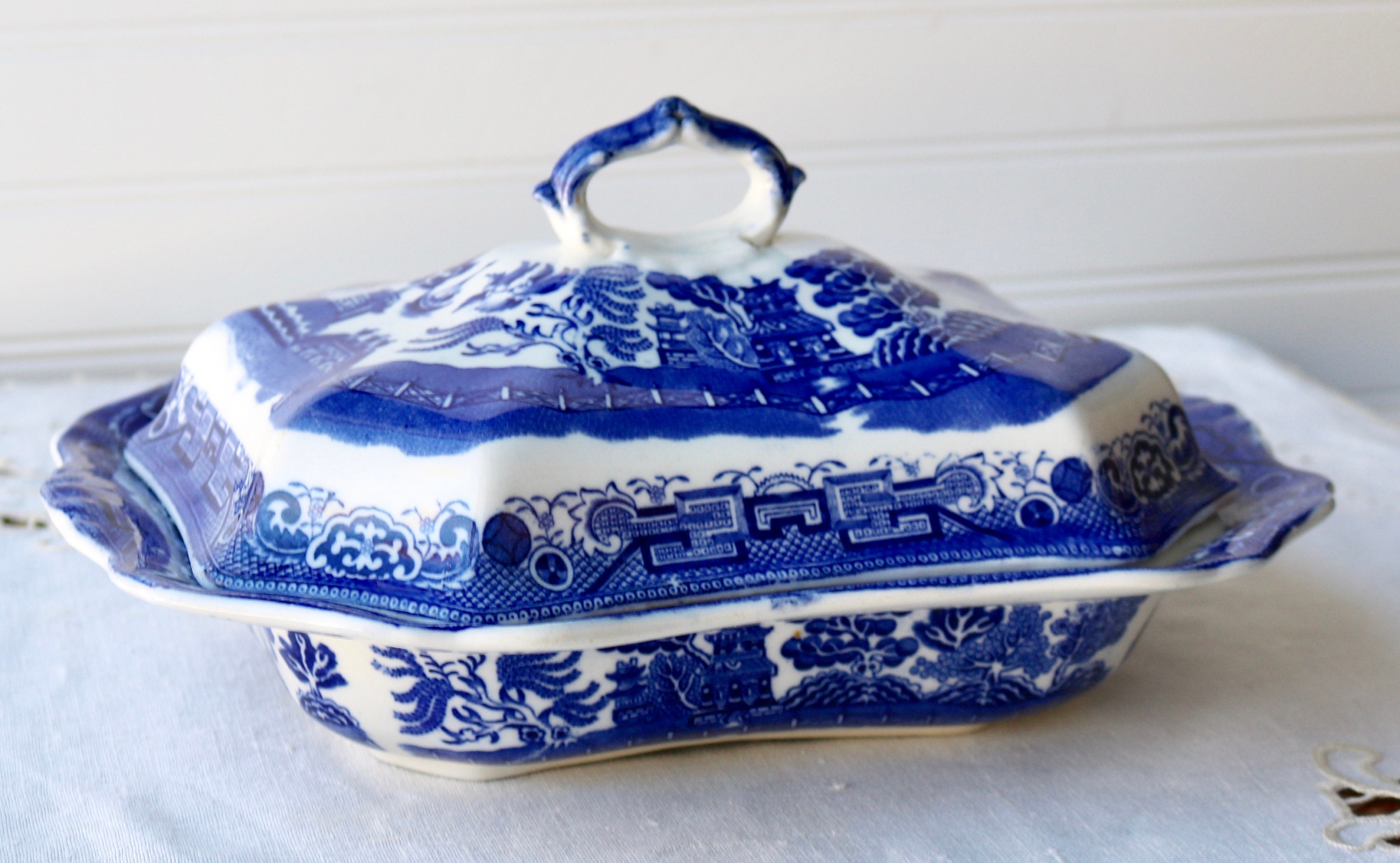 Allerton Blue Willow - Etsy