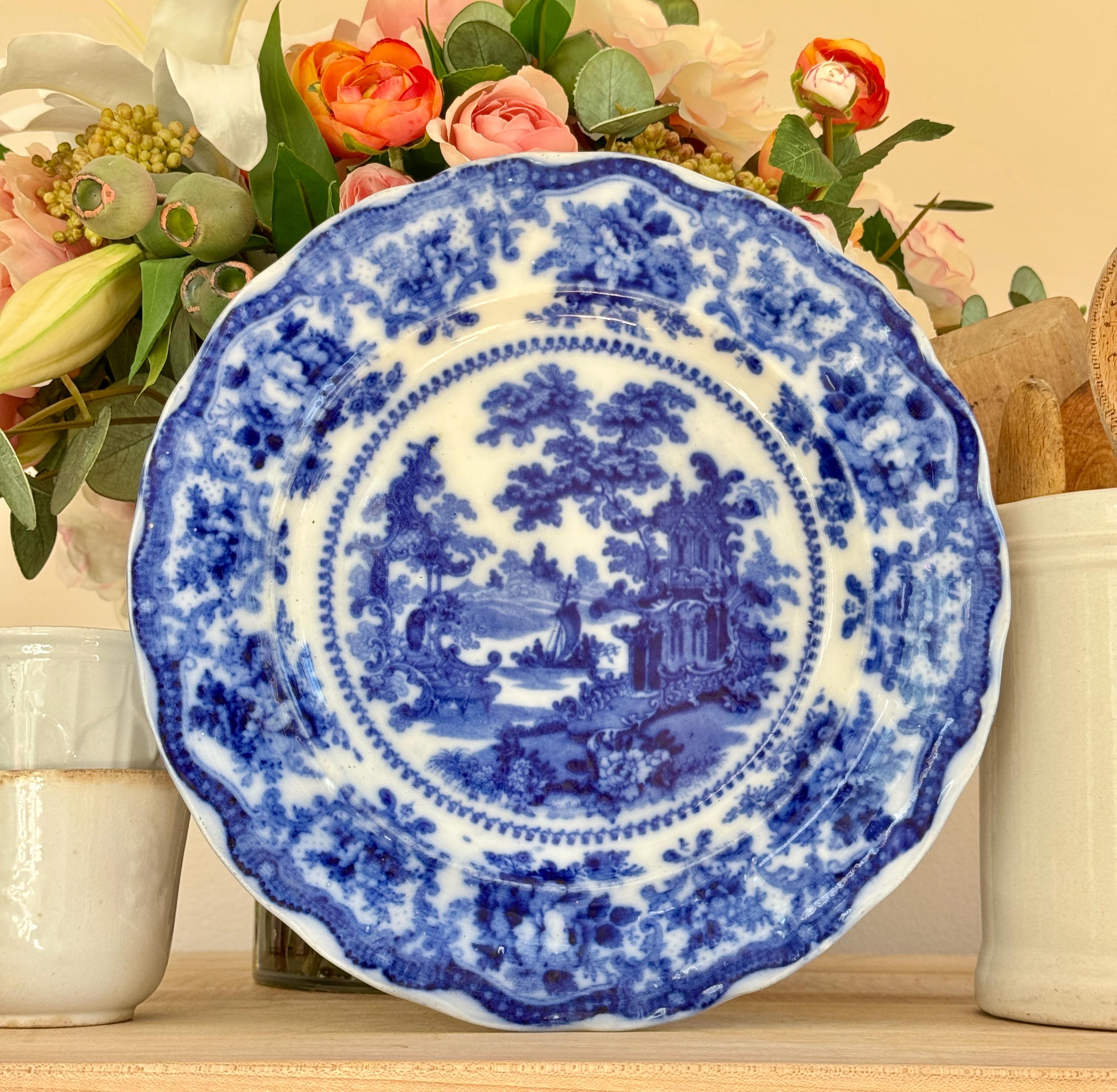 Johnson Brothers China Flow Blue - Etsy