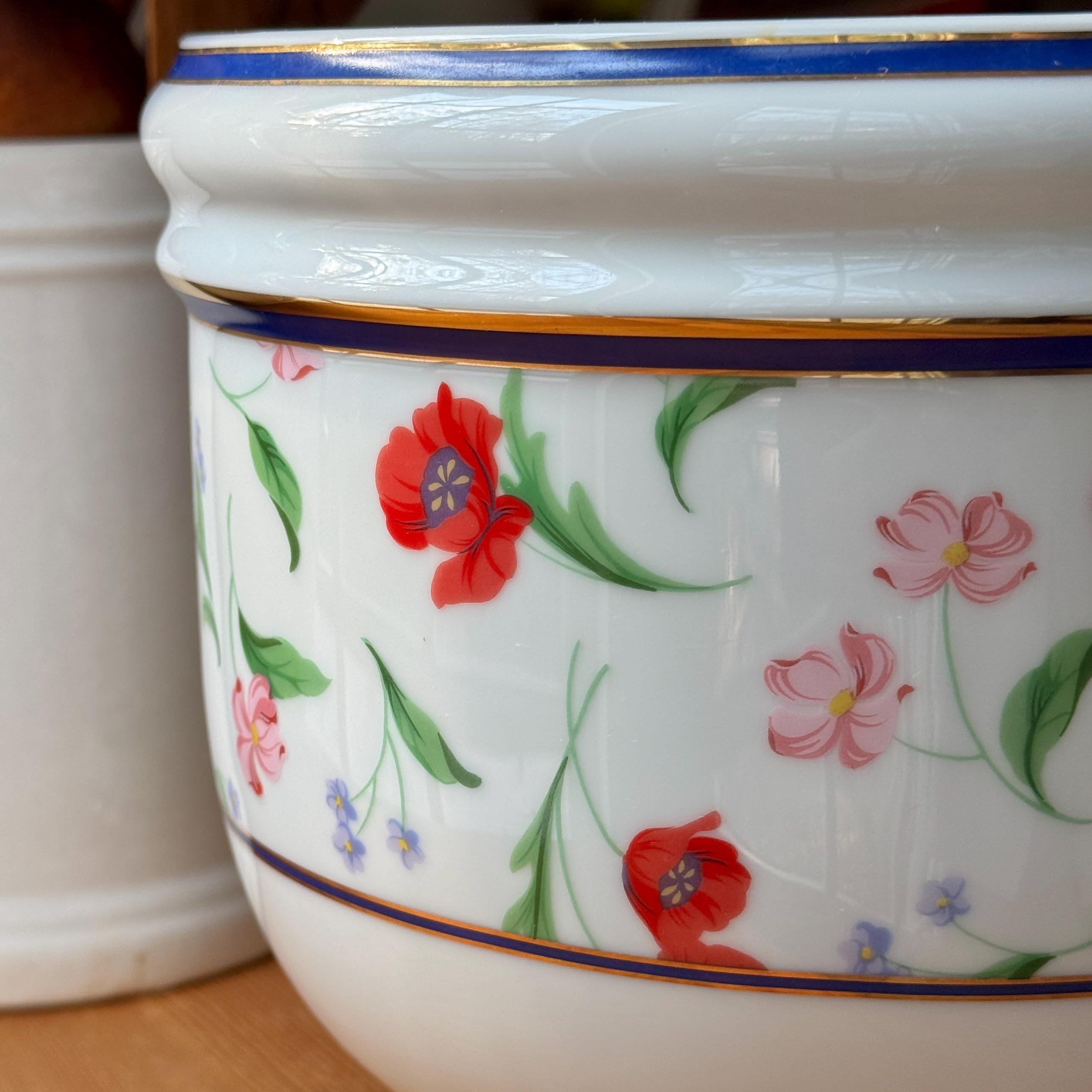 Vintage Tiffany & Co. Large Jardiniere Cachepot AMERICAN GARDEN