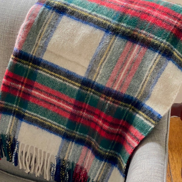 Plaid Throw Blanket - Etsy