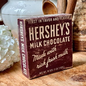 Vintage Hershey's Milchschokolade Werbung Karton Thekendisplay