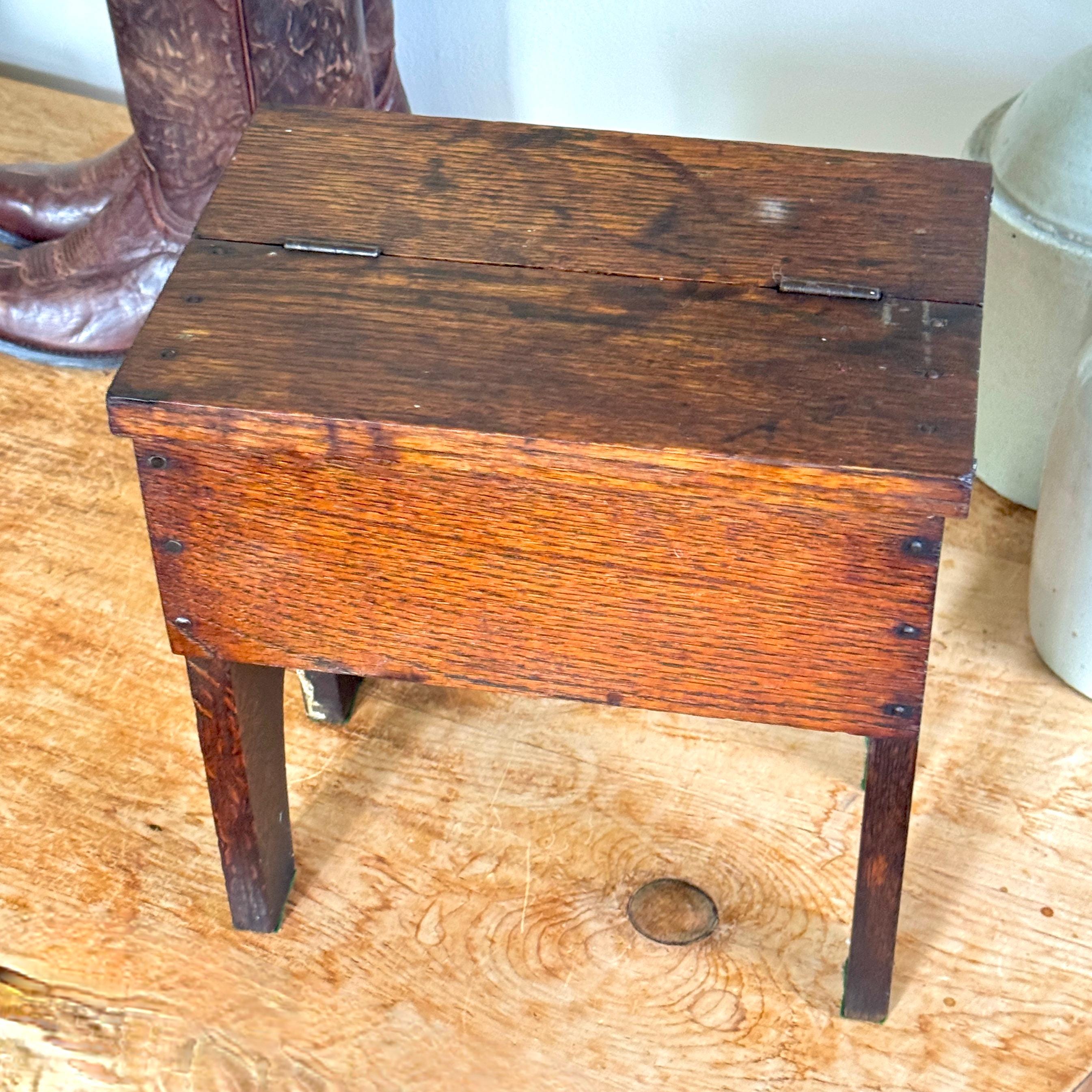 アンティーク　 靴磨きスツール アンティーク 靴磨きスツール