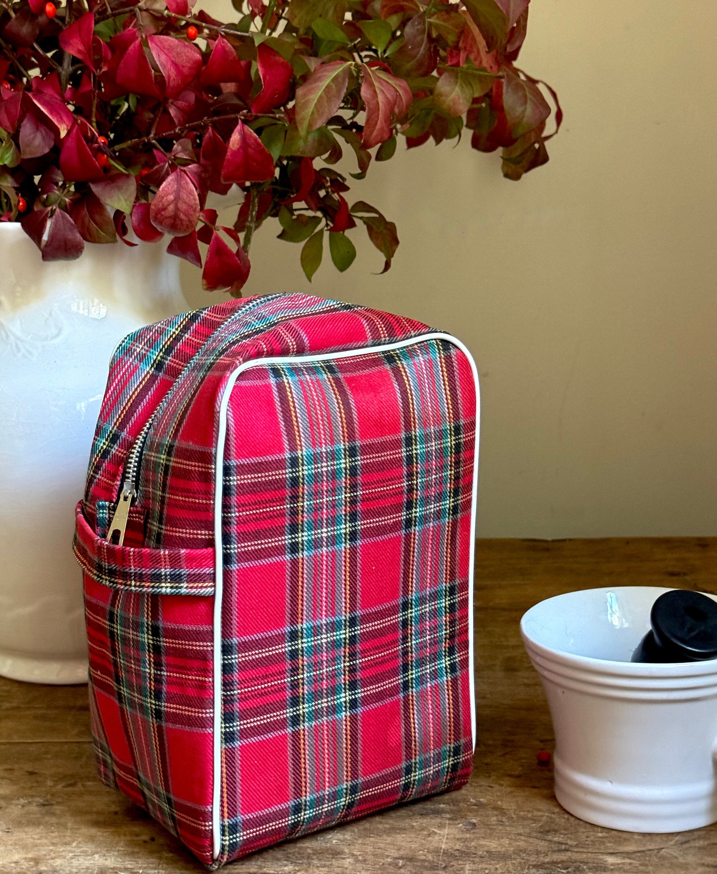 Vintage Tartan Plaid Lunch Box - The Junk Parlor