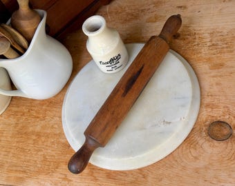 Vintage Wood Small Rolling Pin Primitive Tool Farmhouse Kitchen Cooking