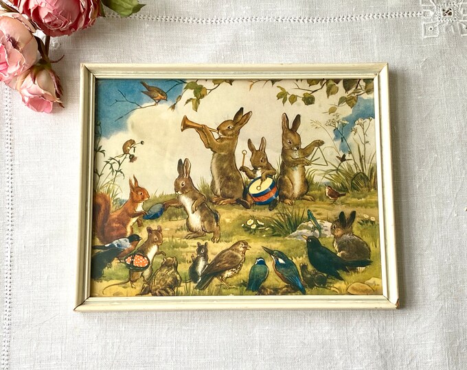 Vintage the Wandering Minstrels by Margaret Tarrant Easter Bunny Band