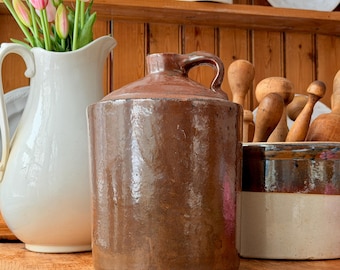 アンティーク 19 世紀 ストーンウェア ボトル ウィリアム パウエル