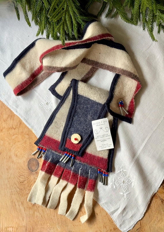 Vintage Pendleton Trapper Blanket Purse Handmade … - image 1