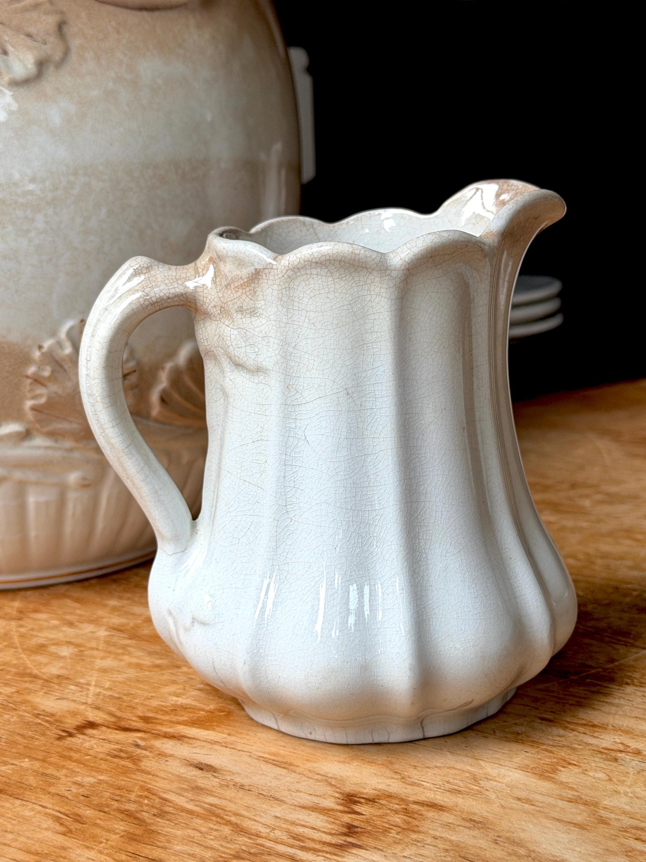 Antique Milk Pitcher - Etsy