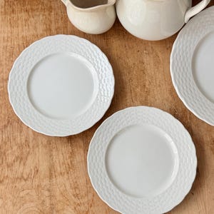 Vintage Nikko Nantucket-mand Ironstone-saladeborden - set van 2