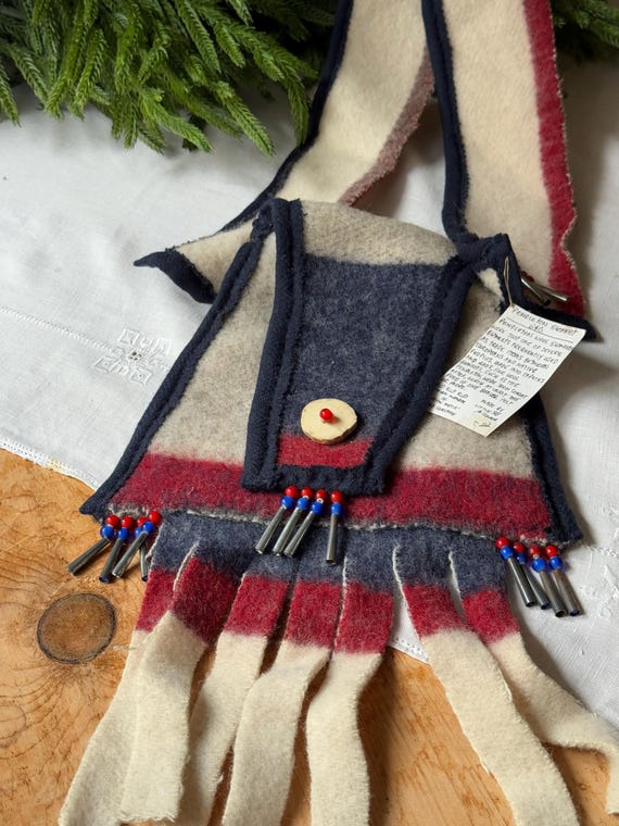 Vintage Pendleton Trapper Blanket Purse Handmade … - image 6