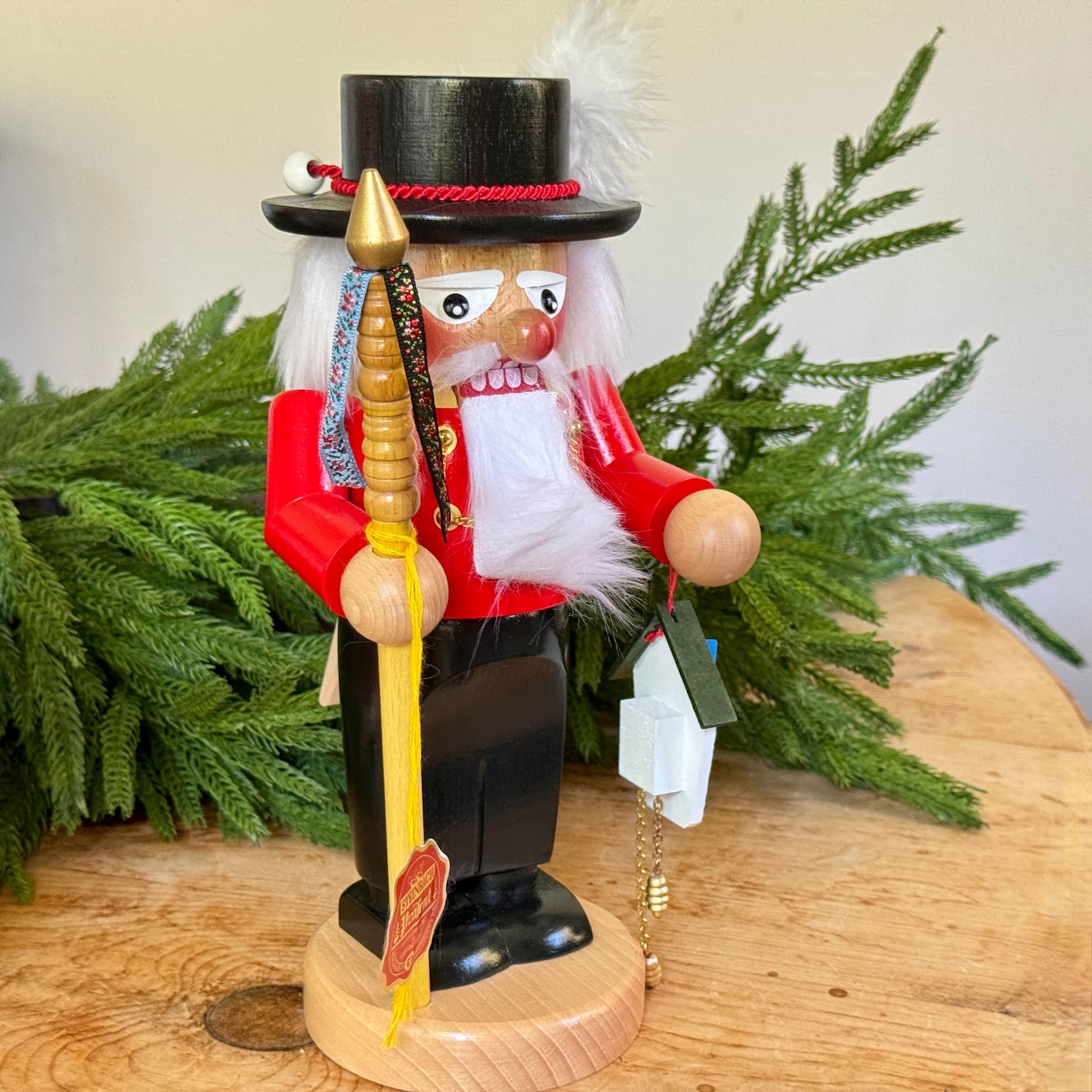 Vintage Steinbach Germany Wood Nutcracker Beefeater Guard Christmas Tabletop Decor Original Tag