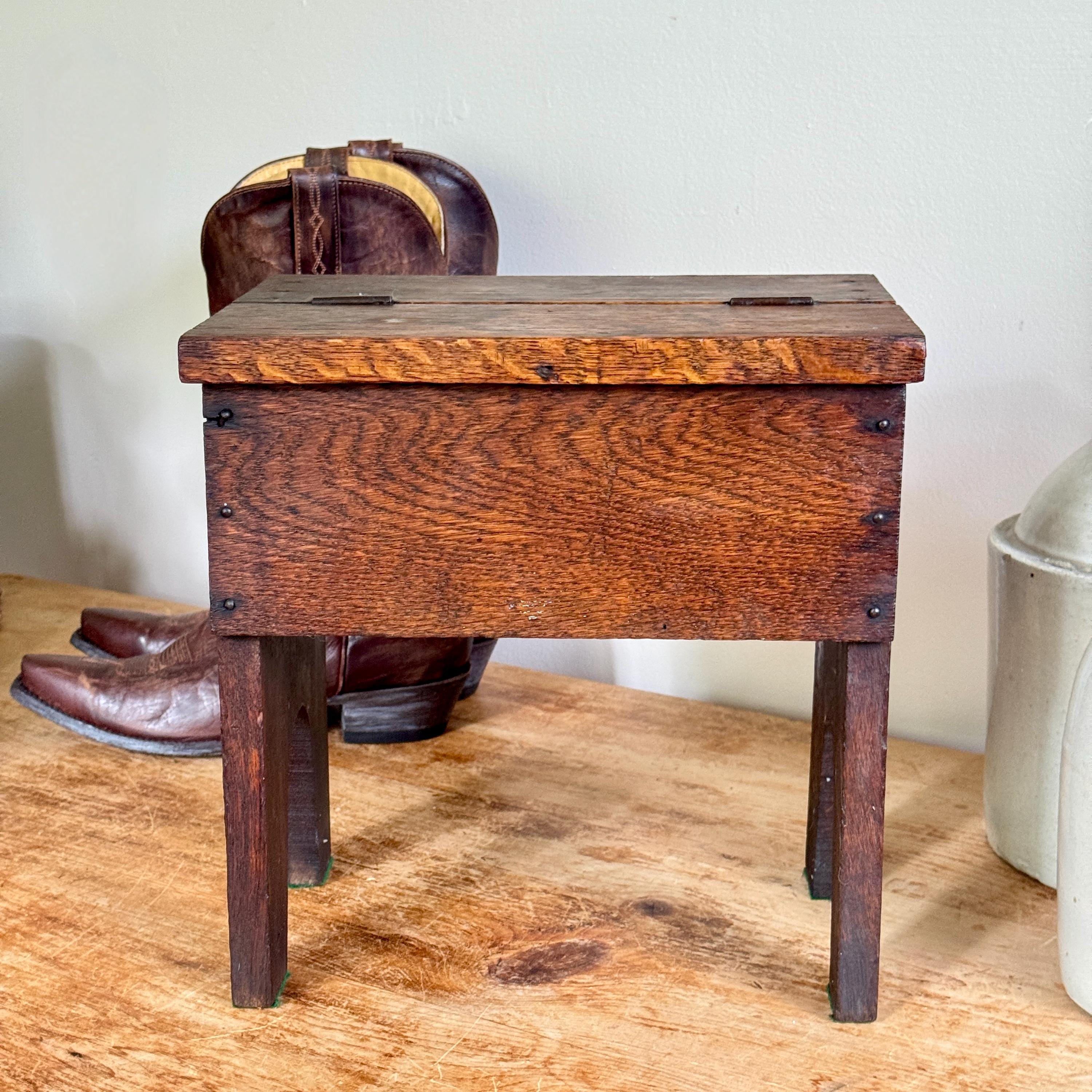 アンティーク　 靴磨きスツール アンティーク 靴磨きスツール