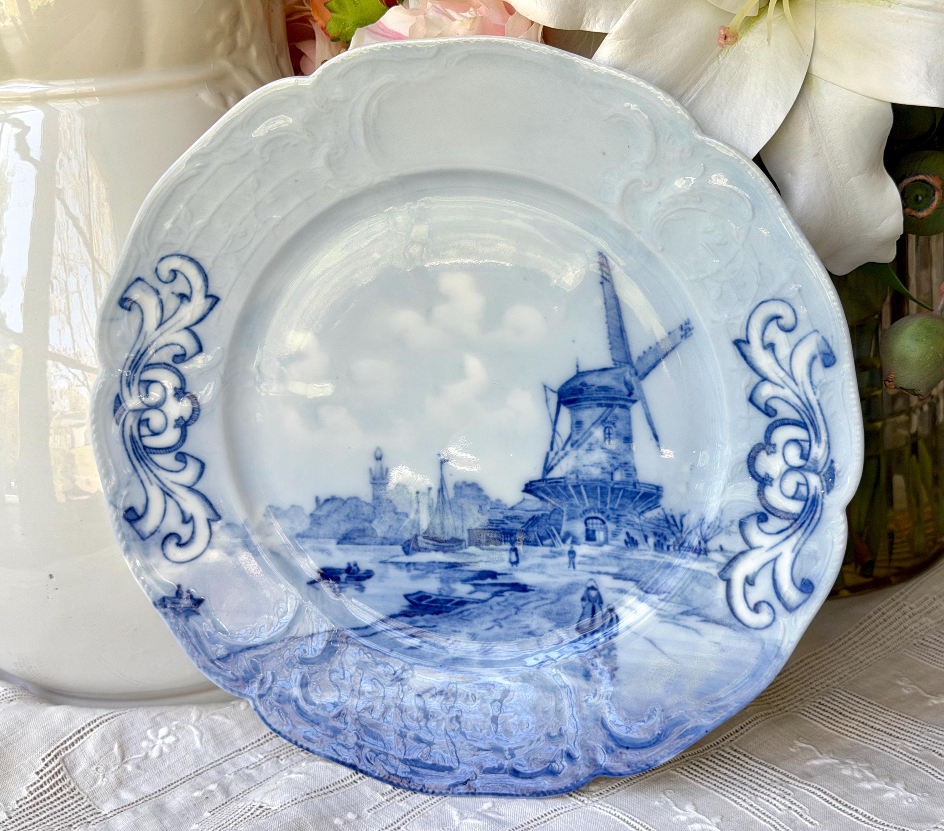 Antique Delft Plate - Etsy