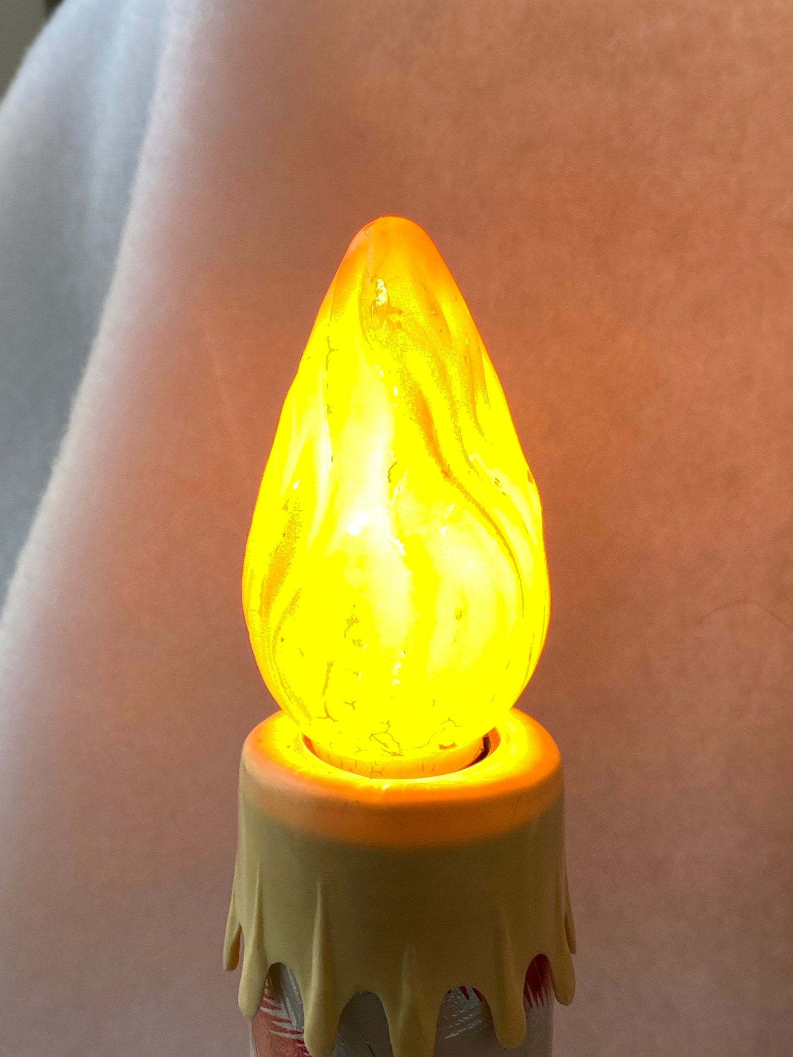 USALITE Indoor Electric Jumbo Candle 17 1/2 Inches Tall Light Etsy