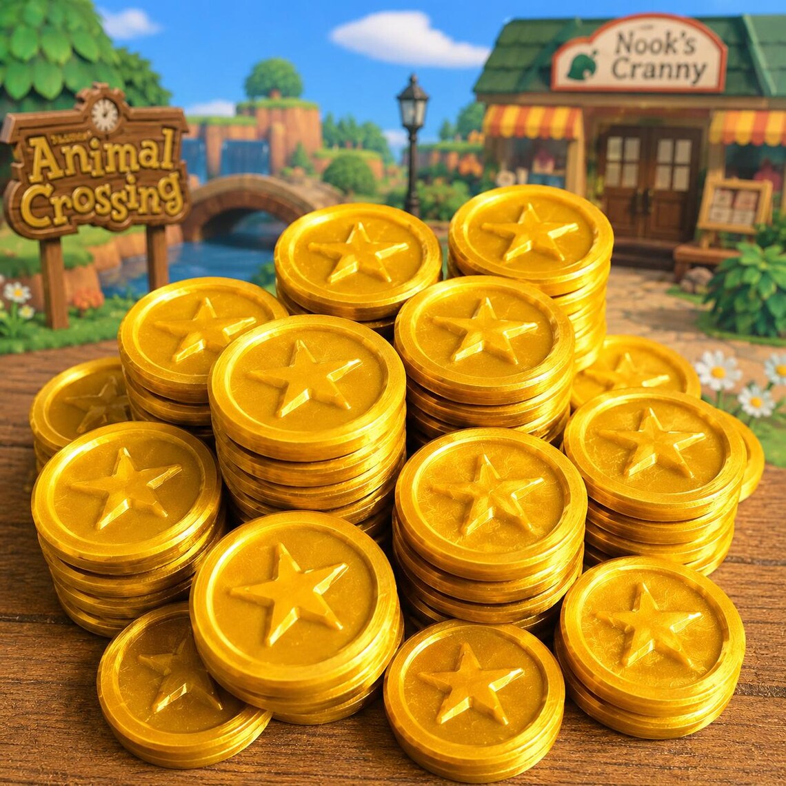Token Bells Inspired Animal Crossing Bell Coins – Game Currency Replica – Village ...