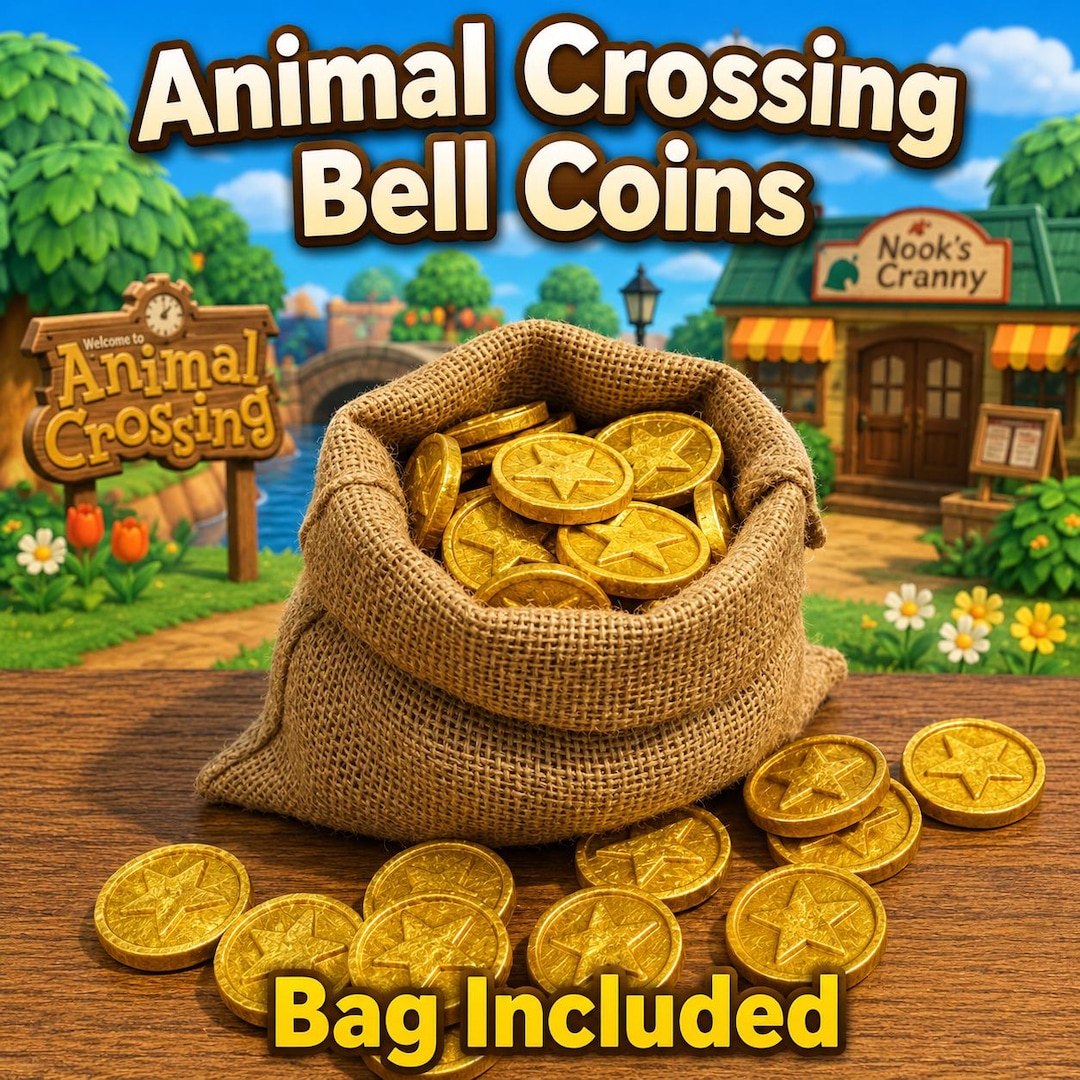 Token Bells Inspired Animal Crossing Bell Coins – Game Currency Replica – Village ...