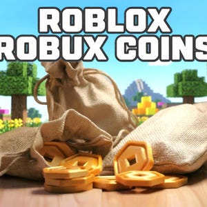 Robux Coins Double Sided | 3D printed Roblox Play Money | Party Favors, Loot, Rewards, Tokens| Gamer Gift & Stocking Stuffer | Shiny Finish