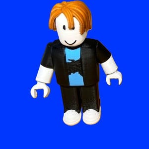 Figura de Bacon de ROBLOX impresa en 3D personalizada, modelo Noob, Blockman – Coleccionable para jugadores Bacon Hair Guy