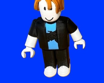 Custom 3D Printed ROBLOX Bacon Figure Noob Model Blockman – Gamer Collectible