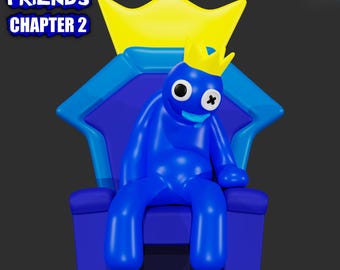 Handmade Rainbow Friends Figure – 3D Printed Roblox Collectible