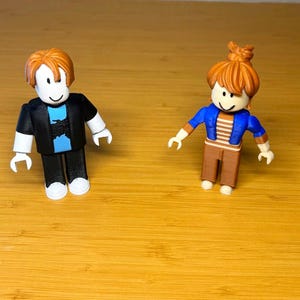 Figura de Bacon de ROBLOX impresa en 3D personalizada, modelo Noob, Blockman – Coleccionable para jugadores imagen 4