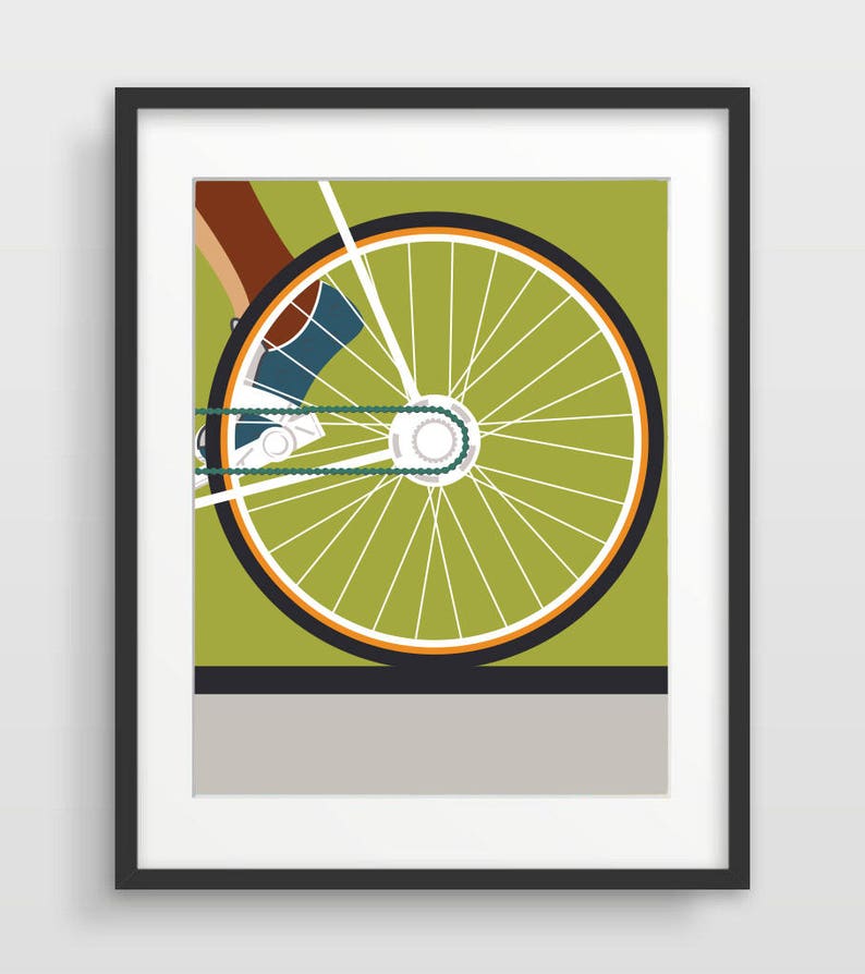 biking artwork